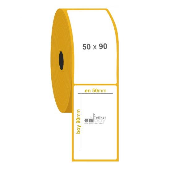 50mm x 90mm Termal Etiket