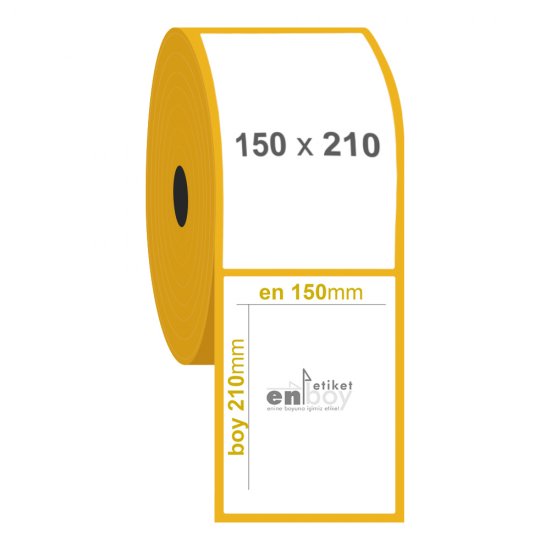 150mm x 210mm Vellum Etiket