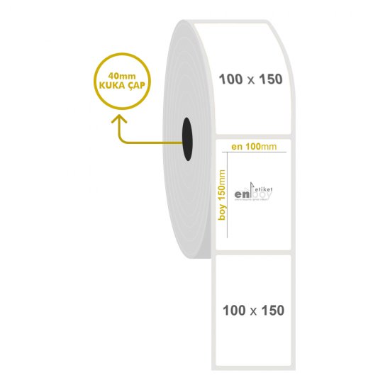 100mm x 150mm Fastyre Etiket