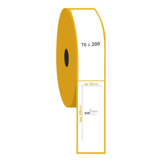 70mm x 200mm Vellum Etiket