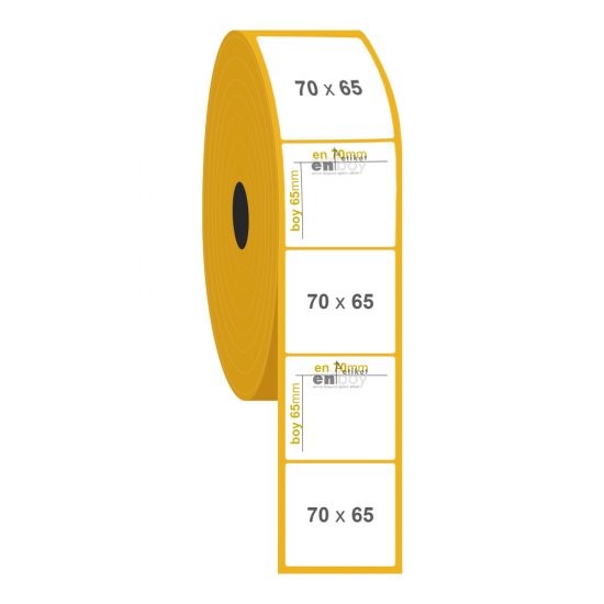 70mm x 65mm Termal Etiket
