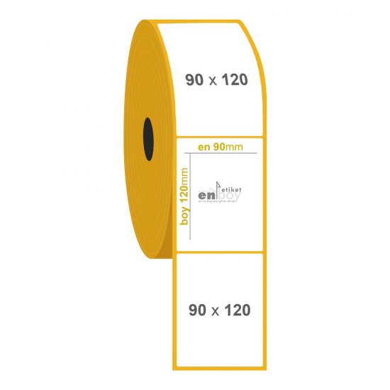 90mm x 120mm Termal Etiket