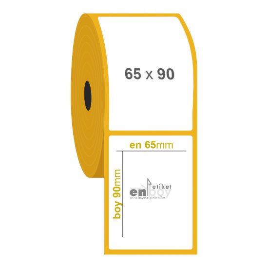 65mm x 90mm Termal Etiket