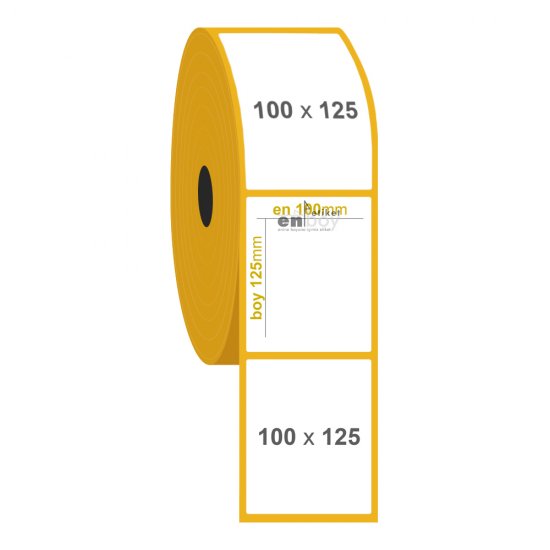 100mm x 125mm Vellum Etiket
