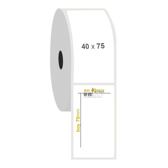 40mm x 75mm Fastyre Etiket
